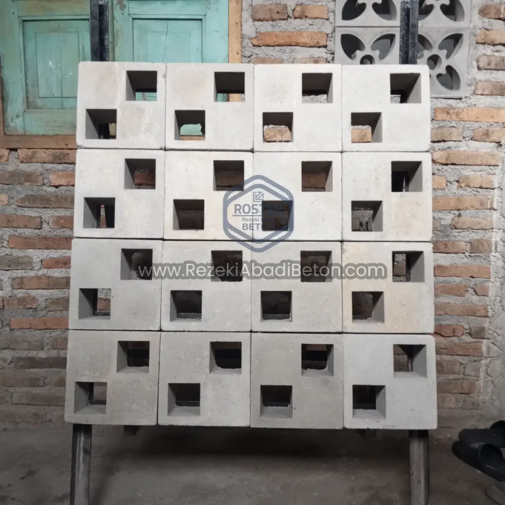 roster beton motif dadu