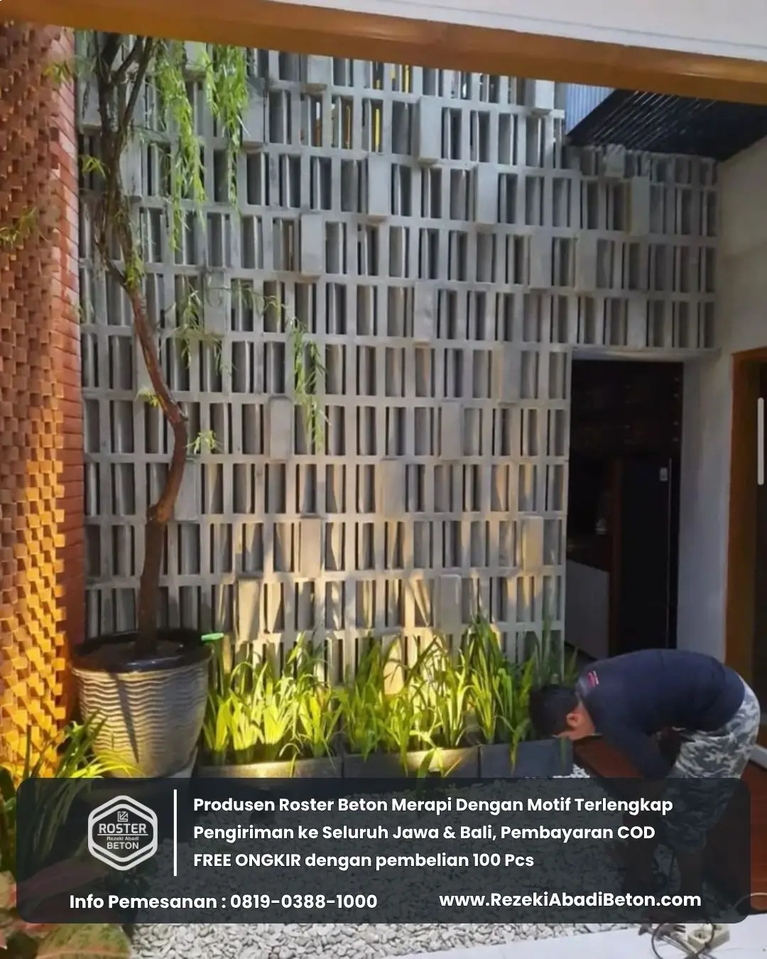 roster beton persegi di magelang